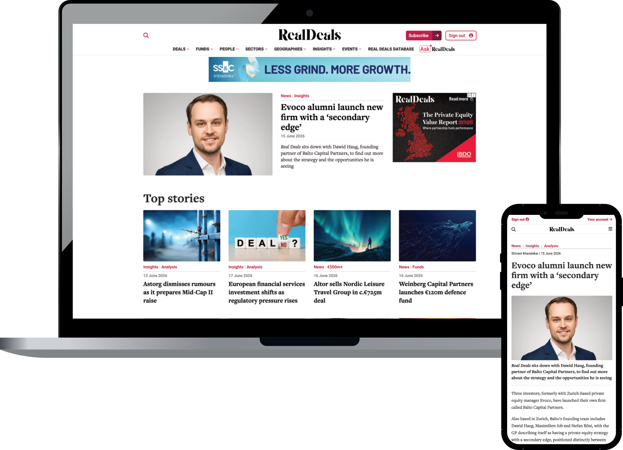 Real Deals platform